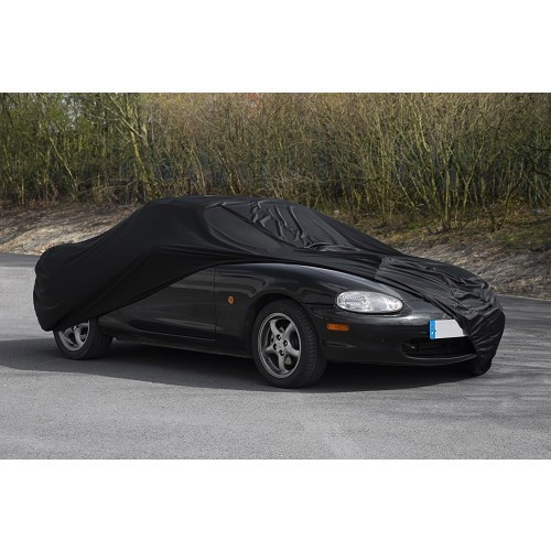  Funda interior semi-personalizada COVERLUX para Mazda MX5 - Negro - MX25114 