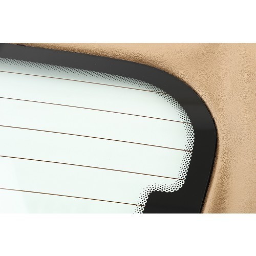 Vinyl top for Mazda MX5 with glass window - Light beige - MX25185