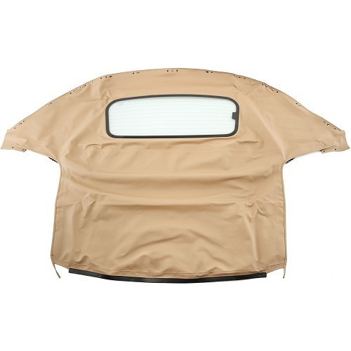  Tapa de vinilo para Mazda MX5 con ventana de cristal - Beige claro - MX25185 