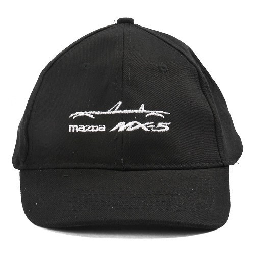 Mazda Mx5 Embroidered Sports Cap - White - MX25666