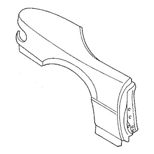  Guardabarros trasero derecho completo para Mazda MX5 NA - Original Mazda - MX25914 