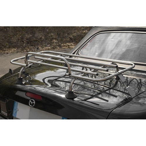 Veronique 3-bar luggage rack for Mazda MX5 NA and NB - Entirely stainless steel - MX26970