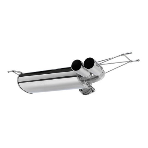 Exhaust silencer RACING BEAT Power Pulse dual tailpipes for Mazda MX5 ND - MX43001