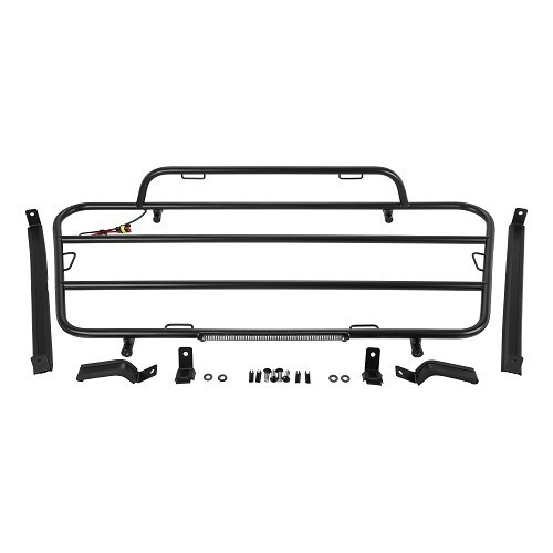 Black SUMMER luggage rack with integrated brake light for Mazda MX5 ND - MX46008