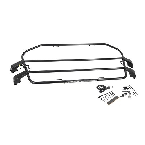  Porte-bagages noir PREMIUM avec feu stop intégré pour Mazda MX5 ND - MX46012 