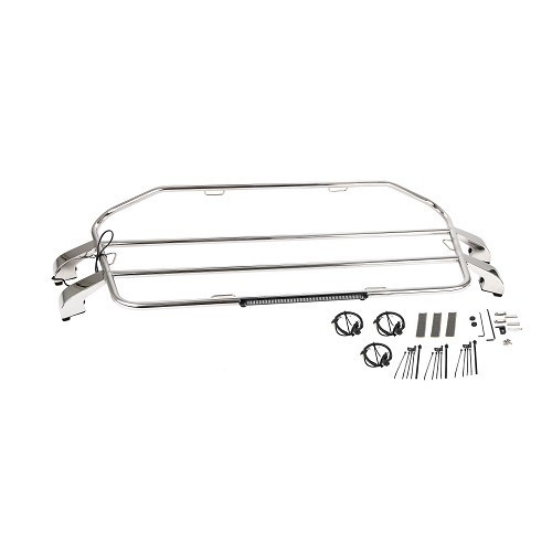  Porte-bagages chrome PREMIUM avec feu stop intégré pour Mazda MX5 ND - MX46013 