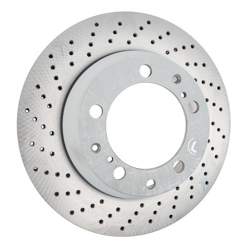  Rear brake disc for Porsche 911 type 964 Carrera 2 Turbo-Look and Turbo (1991-1994) - left side  - NO0629 