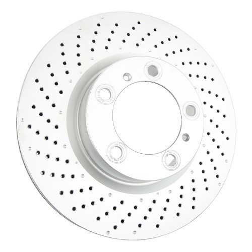  Front brake disc for Porsche 911 type 997 Carrera 2 and 4 phase 2 (2009-2012) - left side - NO0630 