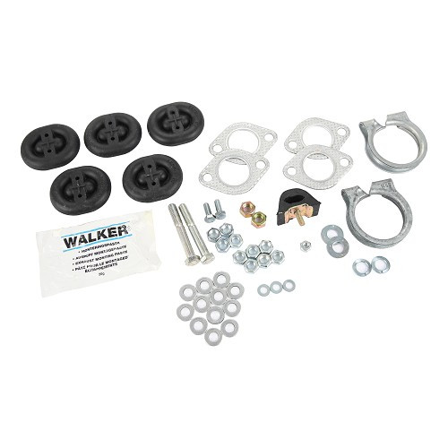  Kit de montaje de escape WALKER para motores Alfa Romeo Boxer 1.3L y 1.5L - NO1396 