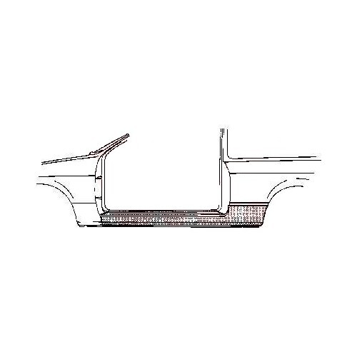  Schweller links für Opel Manta B (1975-1988) - OP10113 