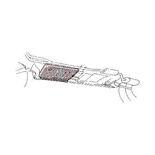  Plancher avant droit pour Opel Kadett C (1973-1979) - OP10139 