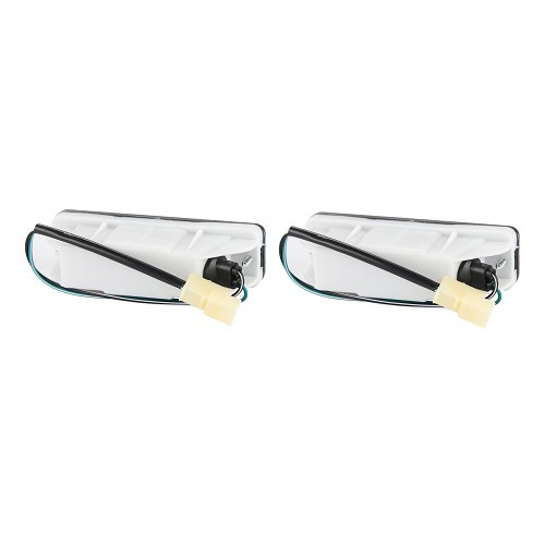 Black front turn signal caps for VW Polo 2 - 2 pieces - PA16000N
