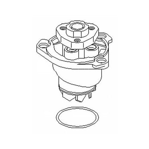  Water pump for VW Passat 4 and Passat 5, 2.3 (AGZ and AZX) - PA43008 