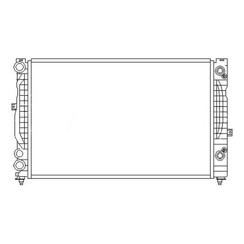 Radiador de agua para VW Passat 4 y 5 con caja de cambios automática - PA43304