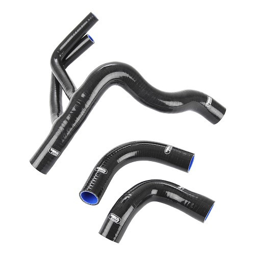 Kit de 3 manguitos de agua SAMCO azul para Peugeot 205 GTi con intercambiador de calor