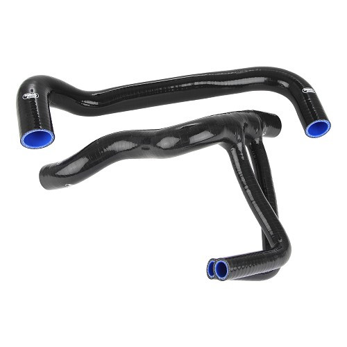 Set di 2 tubi dell'acqua SAMCO blu per Peugeot 205 GTi, raffreddamento olio/acqua