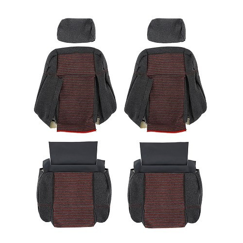  Capas personalizadas em tecidos do Mónaco para Peugeot 205 GTI 1,6 L - PE00126 