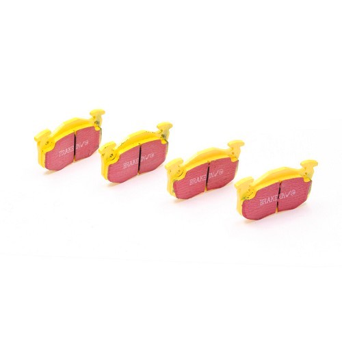  Rear brake pads EBC yellow for 205 GTI 1.9 L - Bendix - PE30012 