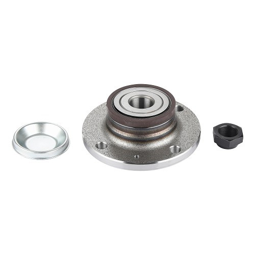  Cubo da roda traseira e kit de rolamentos RCA 129 x 25 x 60 mm para Peugeot 206 com ABS - PE30167 