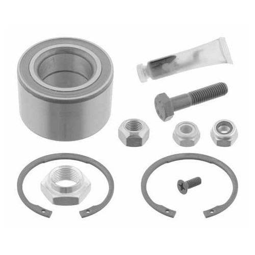 Kit of front wheel bearings for VW Polo 2 and 3 from 79 ->09/94