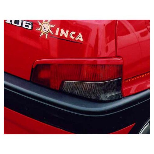  Taillight covers for Peugeot 106 phase 1 until 04/1996 - per pair - PK15100 