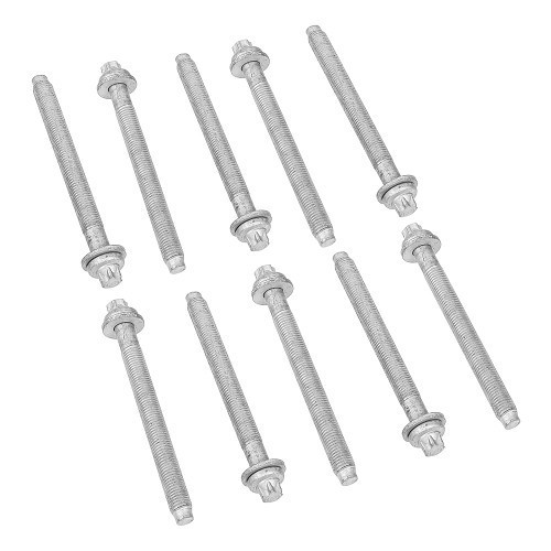  Set of 10 cylinder head bolts model M12x1.2x124 mm - PM83900 