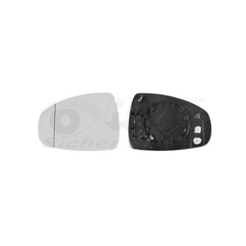  Left-hand wing mirror glass for AUDI A1, A1 Sportback - RE00089 