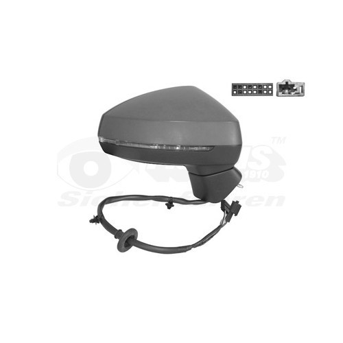  Espelho exterior direito para AUDI A3, A3 Sportback - RE00165 