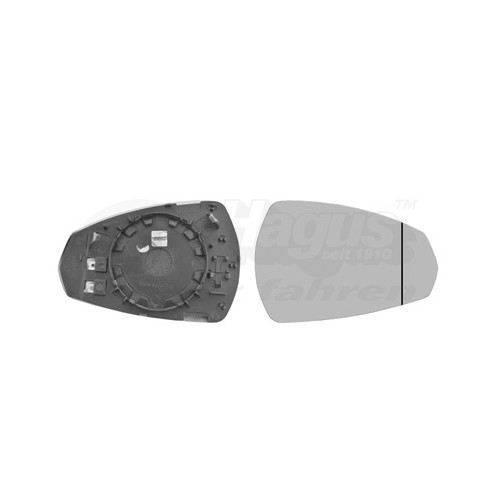  Buitenspiegelglas, rechts voor AUDI A3, A3 Cabriolet, A3 Limousine, A3 Sportback - RE00169 