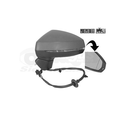  Espejo exterior izquierdo para AUDI A3 Limousine - RE00174 