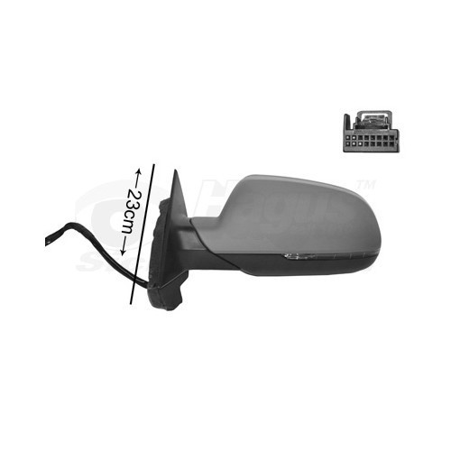  Left-hand wing mirror for AUDI A3 - RE00180 