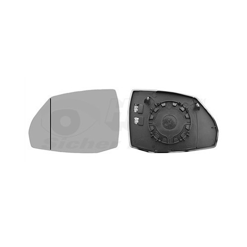  Left-hand wing mirror glass for AUDI Q7 - RE00243 