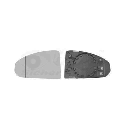  Left-hand wing mirror glass for AUDI TT, TT Roadster - RE00245 