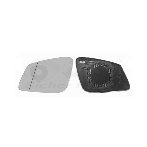  Left-hand wing mirror glass for BMW 5, 5 Gran Turismo, 5 Touring, 6 Coupé, 6 Convertible, 6 Gran Coupe, 7 - RE00267 