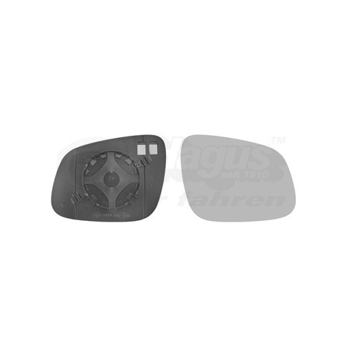  Right-hand wing mirror glass for CHEVROLET SPARK - RE00370 