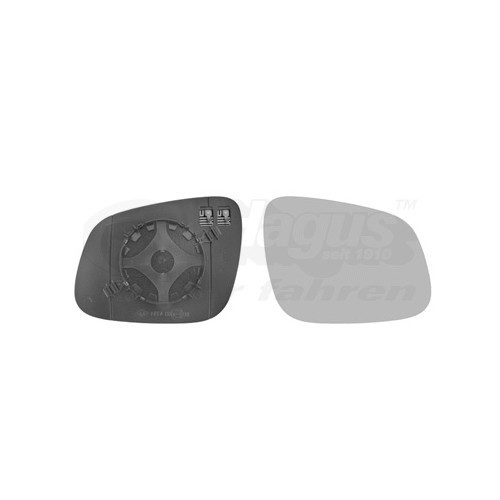  Buitenspiegelglas, rechts voor CHEVROLET SPARK - RE00372 