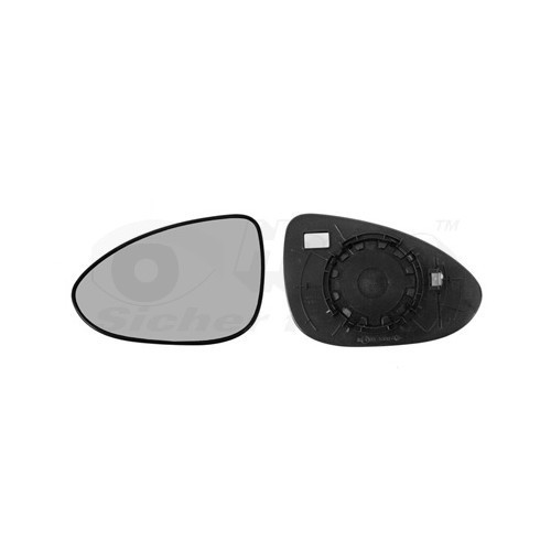  Verre de rétroviseur extérieur gauche pour CHEVROLET AVEO 3/5 portes, AVEOA trois volumes - RE00387 