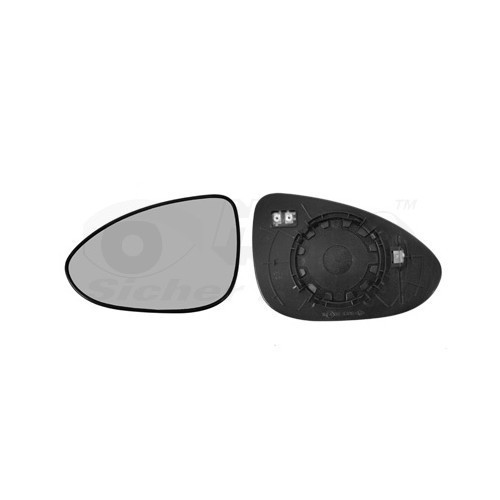  Left-hand wing mirror glass for CHEVROLET AVEO 3/5 doors, AVEOSaloon - RE00389 