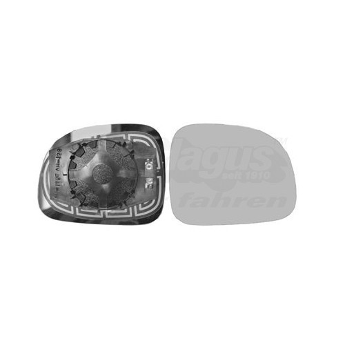  Right-hand wing mirror glass for FIAT PANDA, PANDA VAN - RE00434 