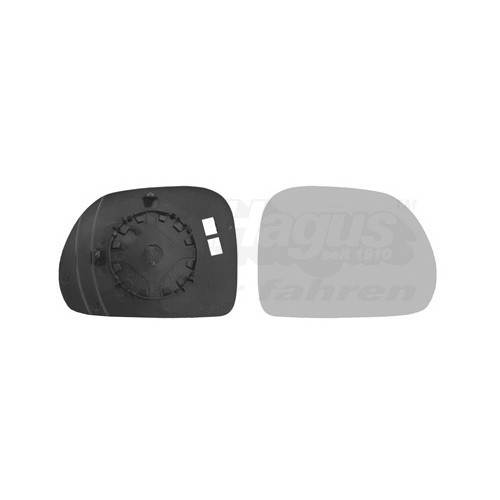  Cristal de espejo lateral derecho para FIAT 500L - RE00440 