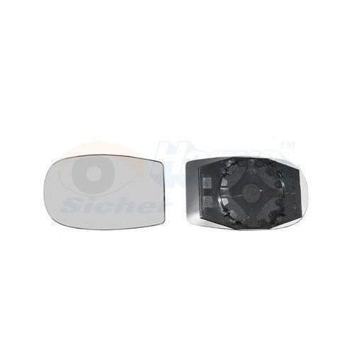  Left-hand wing mirror glass for FIAT PUNTO, PUNTO Van - RE00455 