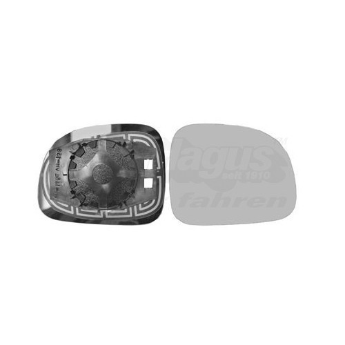  Cristal del espejo exterior, derecho para FIAT PANDA, PANDA Van - RE00557 