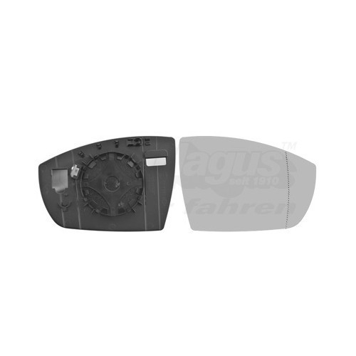  Buitenspiegelglas rechts voor FORD ECOSPORT - RE00620 