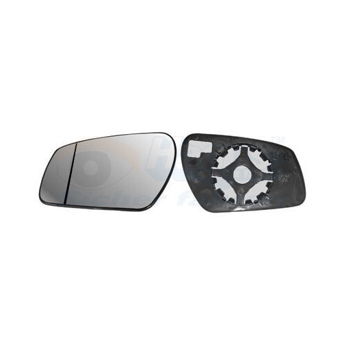  Verre de rétroviseur extérieur gauche pour FORD FIESTA V, FIESTA V Van, FOCUS II, FOCUS II A trois volumes, FOCUS II Break, FUSION, MONDEO III, MONDEO III A trois volumes, MONDEO III Break - RE00777 