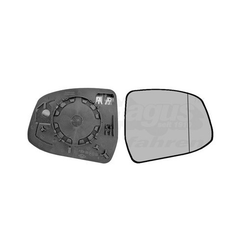  Buitenspiegelglas, rechts voor FORD FOCUS II, FOCUS II Drie Volume, FOCUS II Estate, MONDEO IV, MONDEO IV Drie Volume, MONDEO IV Turnier - RE00800 