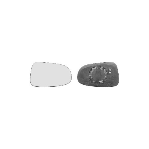  Right-hand wing mirror glass for FORD, SEAT, VW - RE00808 