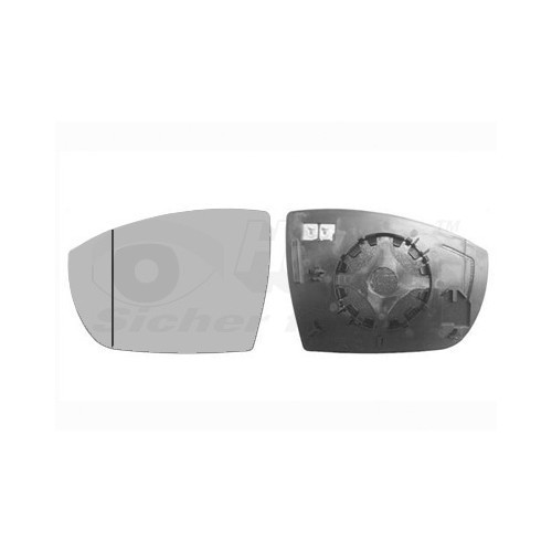  Verre de rétroviseur extérieur gauche pour FORD C-MAX II, C-MAX II Van, GALAXY, GRAND C-MAX, GRAND C-MAX Van, S-MAX - RE00821 