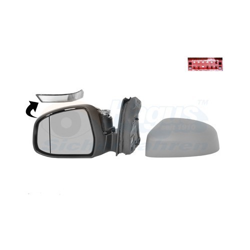  Left-hand wing mirror for FORD FOCUS III, FOCUS III Saloon, FOCUS III Turnier - RE00943 