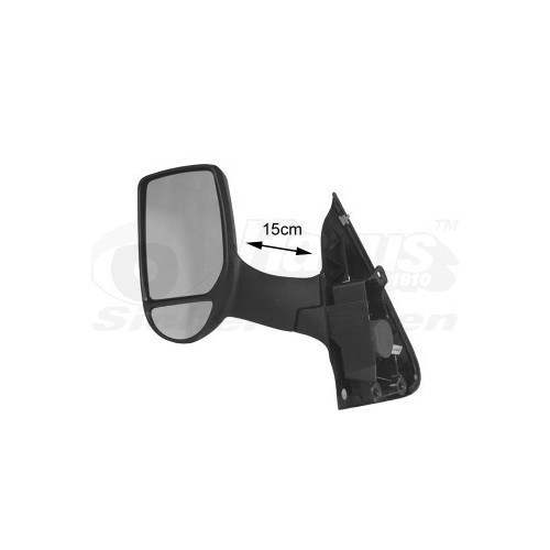  Left-hand wing mirror for FORD TRANSIT MK-7 Van Platform/Chassis, TRANSIT MK-7 Minibus, TRANSIT MK-7 Van, TRANSIT TOURNEO - RE00957 