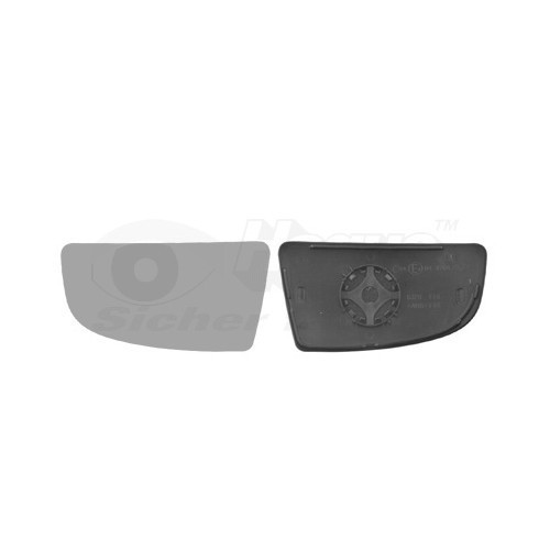  Left-hand wing mirror glass for FORD TRANSIT Custom Minibus, TRANSIT Custom Van Platform/Chassis, TRANSIT Custom Van - RE00993 